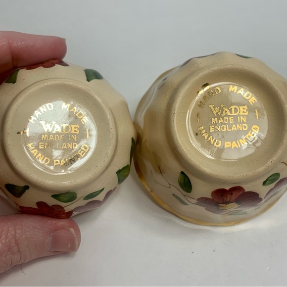 Vintage Wade miniature creamer and sugar dish set. Wade Made in England - Picture 10 of 12